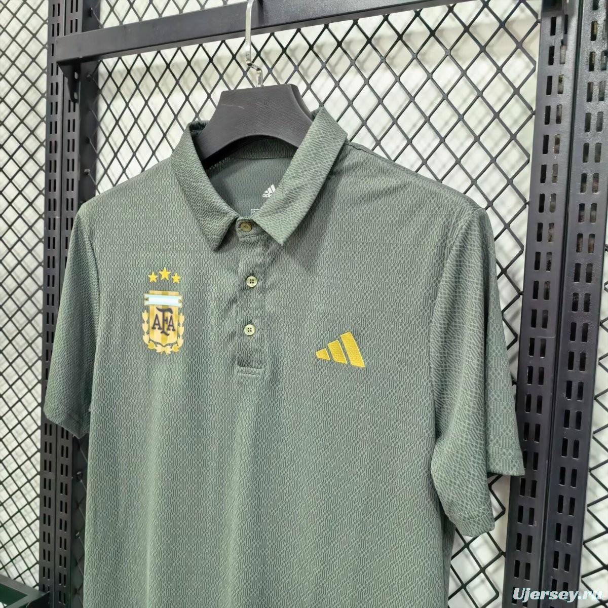 2026 Argentina Green Polo Jersey