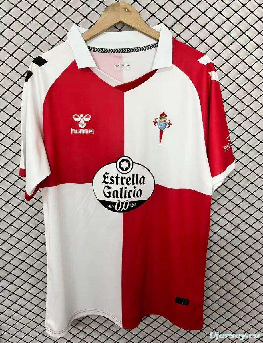 25/26 Celta de Vigo White/Red Vintage Jersey
