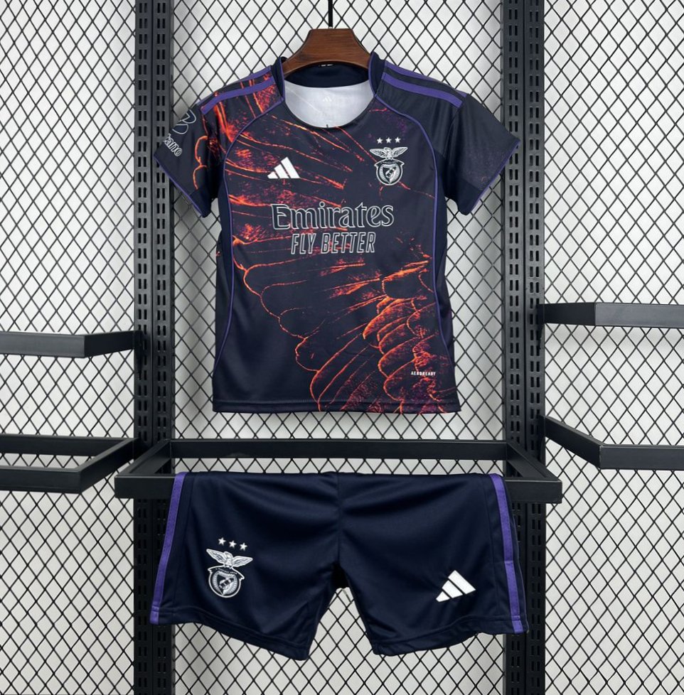 2025/26 Kids Benfica Fourth Kit