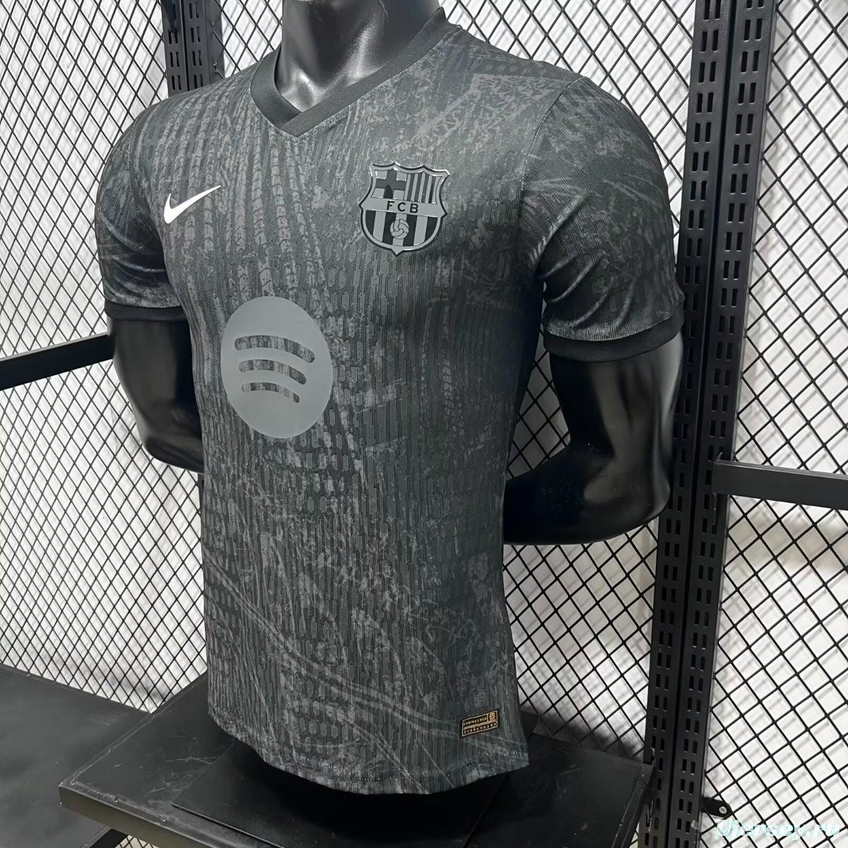 Player Version 25/26 FC Barcelona Black Special Edition Soccer Jersey