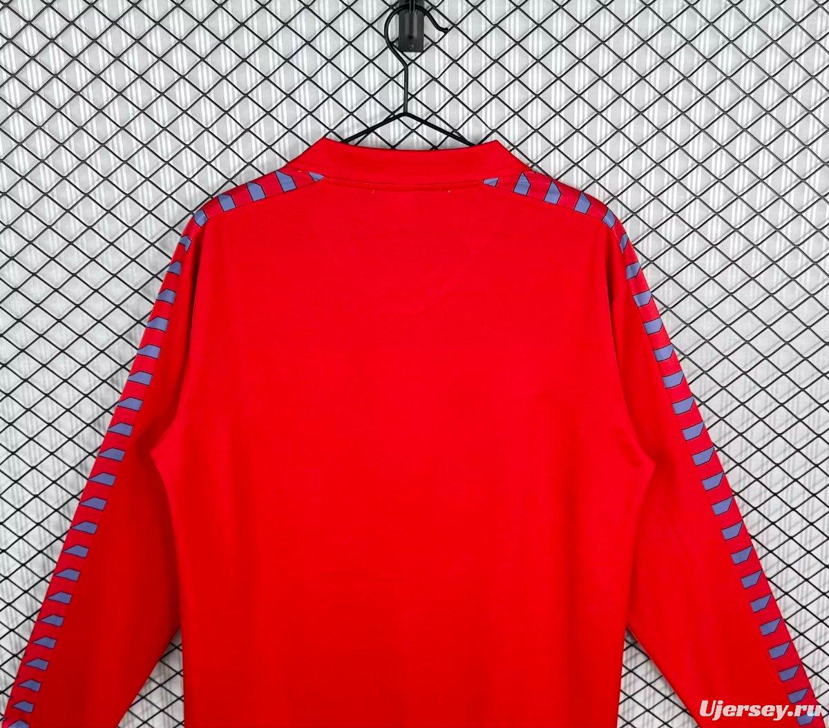 Retro 83/84 Osasuna Home Long Sleeve Jersey