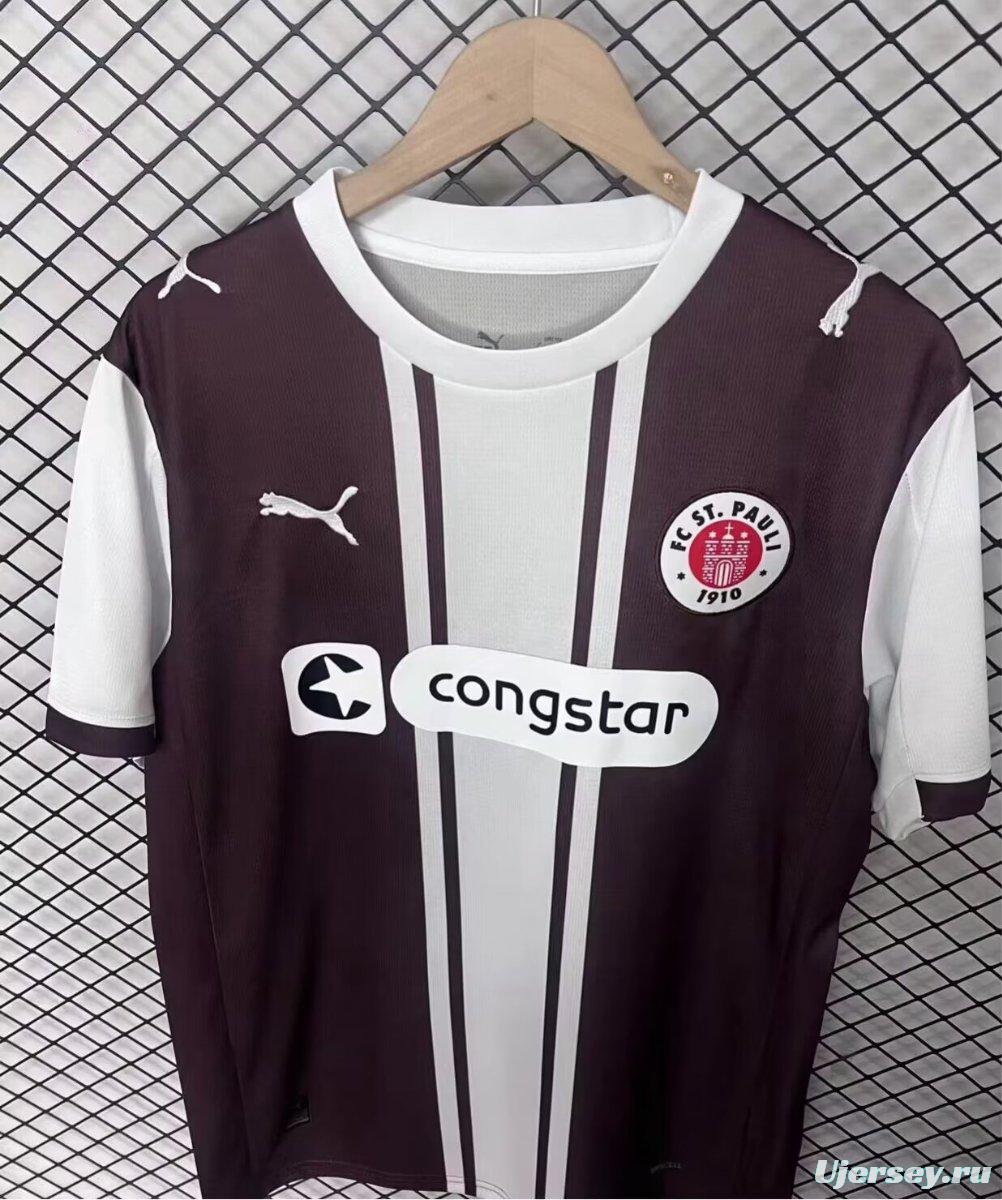 25/26 FC St. Pauli Brown 1970s Remake Special Jersey