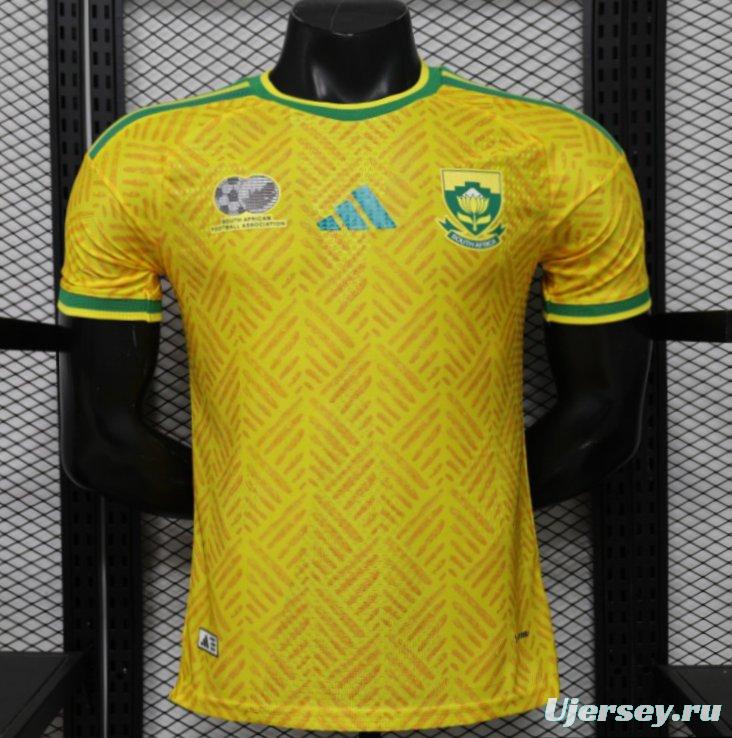 Player Version 26/27 South Africa Yellow & Green  Home Jersey (Adidas)