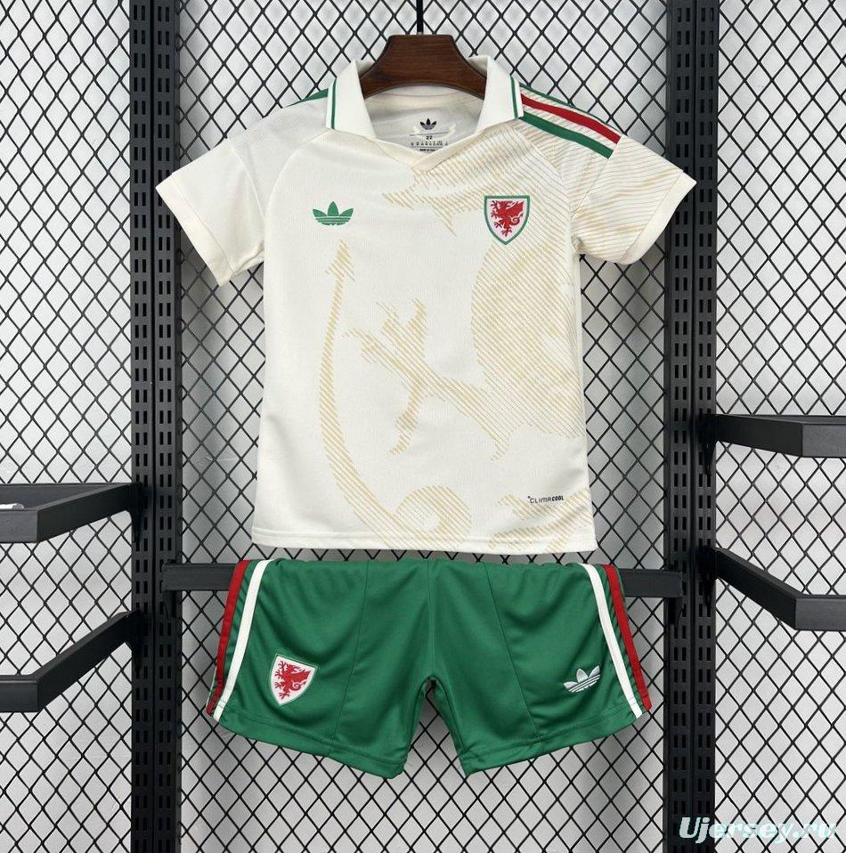 2026 Kids Wales Away Kit