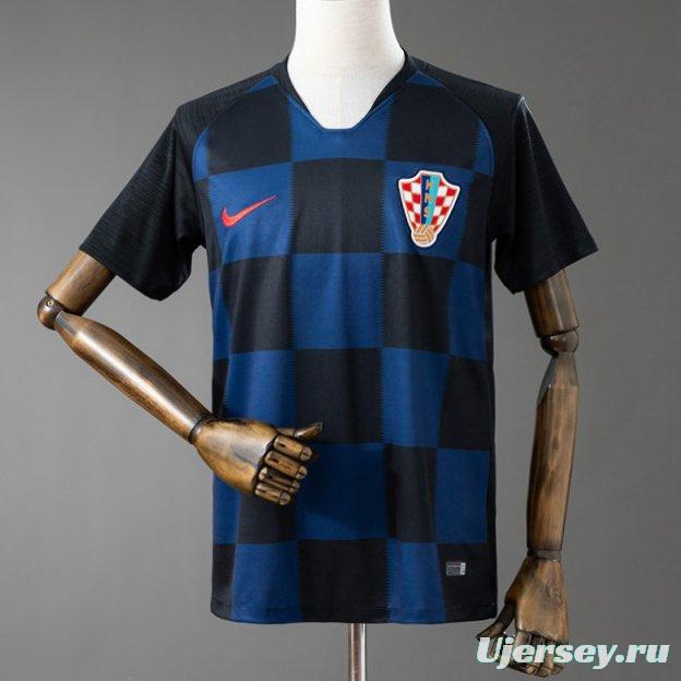 2018 Croatia Away Retro Jersey