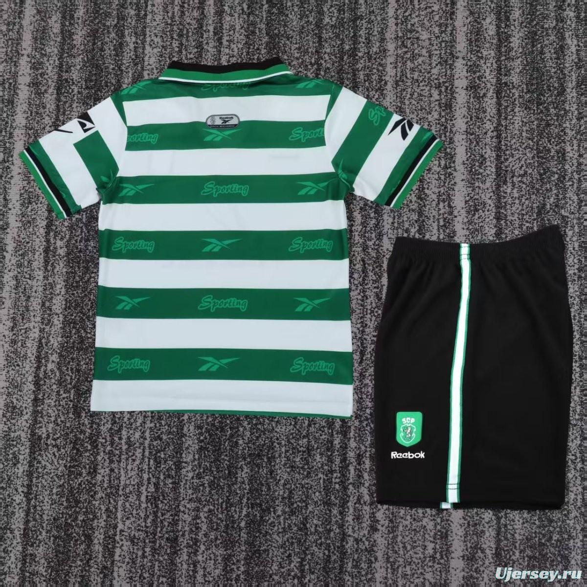 Retro 99/00 Kids Sporting Lisbon Home Jersey