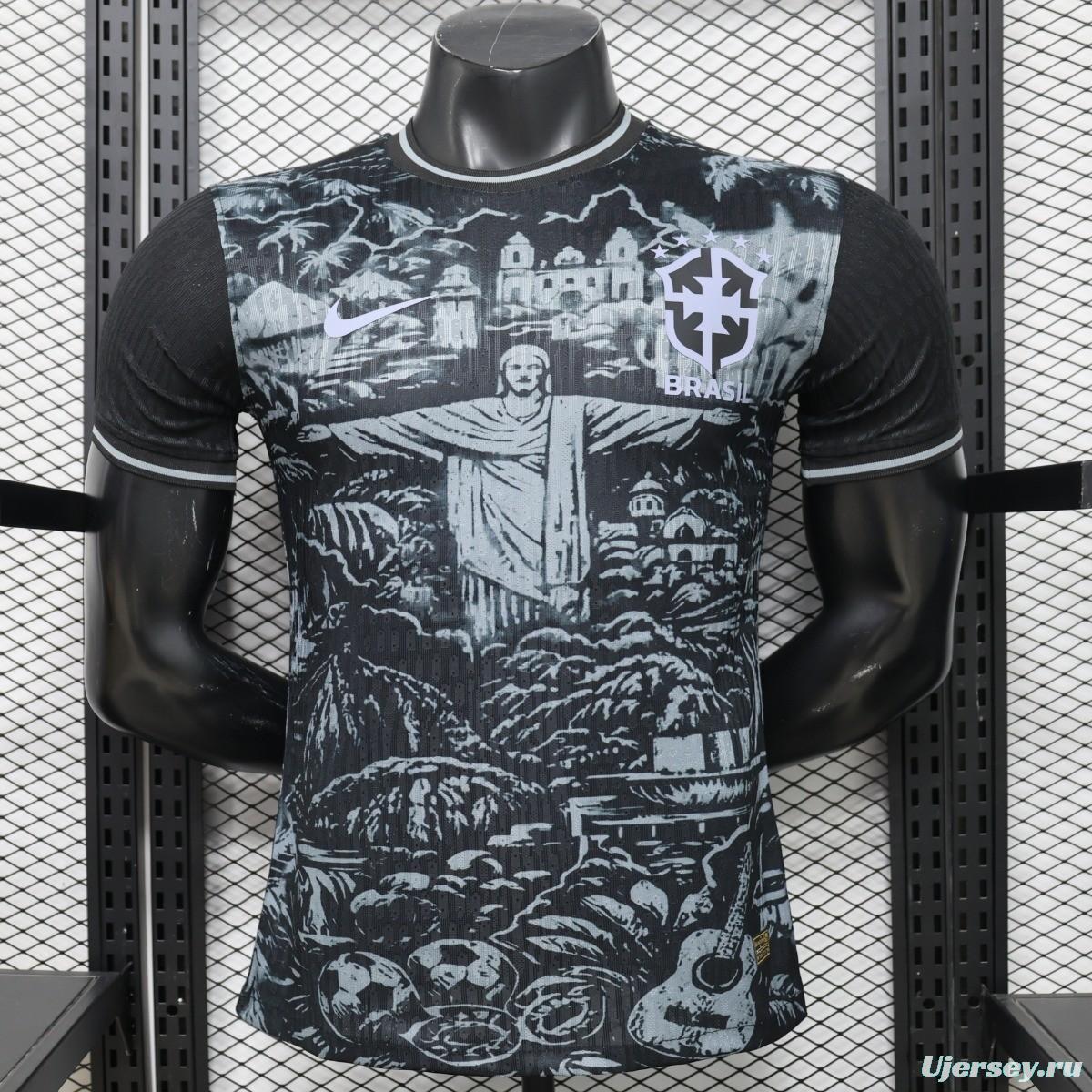 Player Version 2026 Brazil Special Edition Black  Jersey