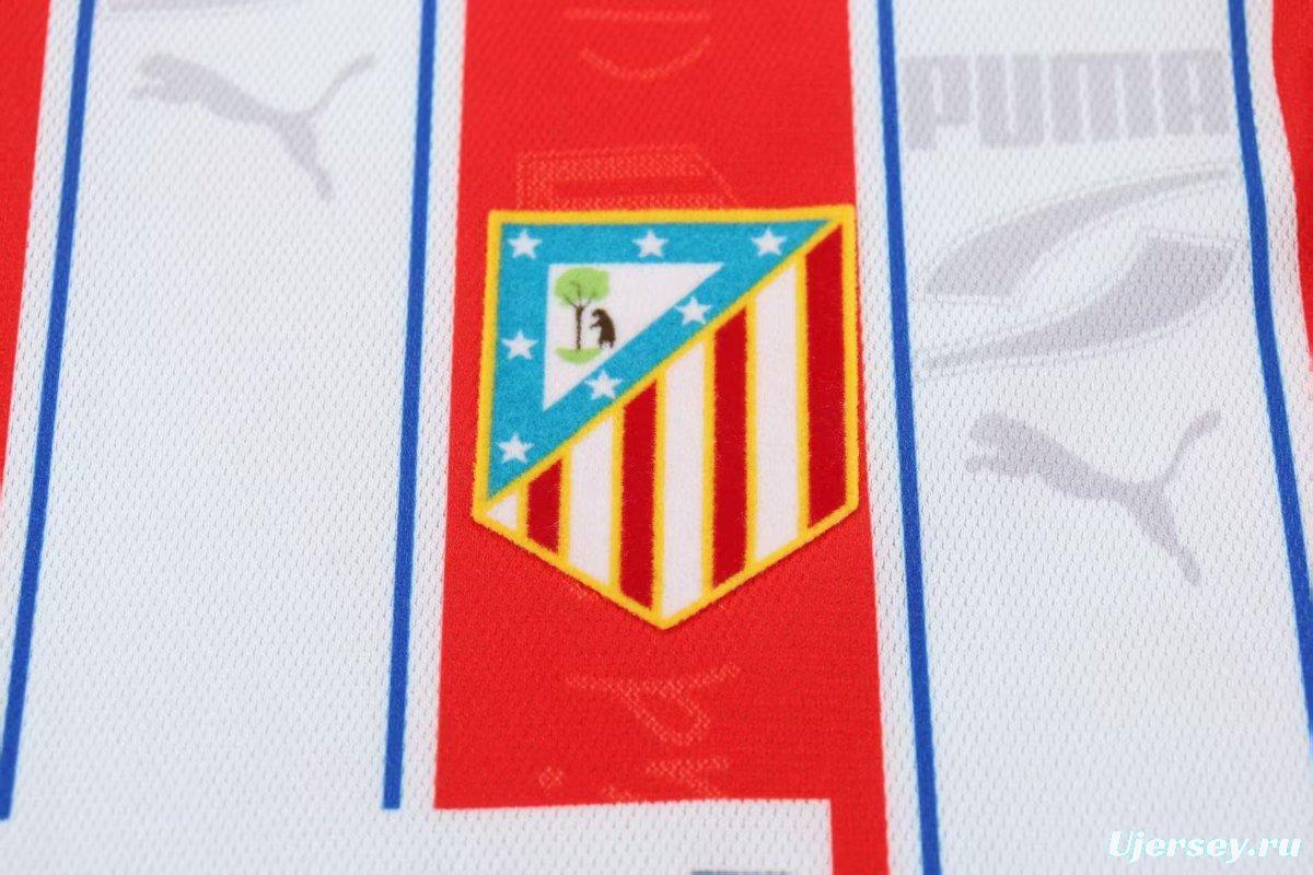 Retro 96/97 Kids Atletico Madrid Home Jersey