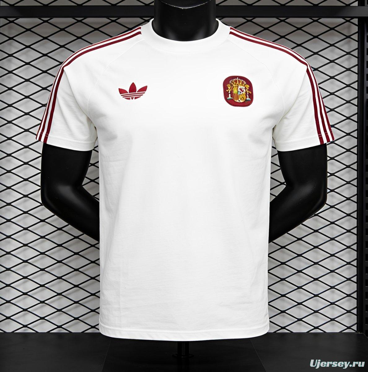 2026 Spain White T-Shirt