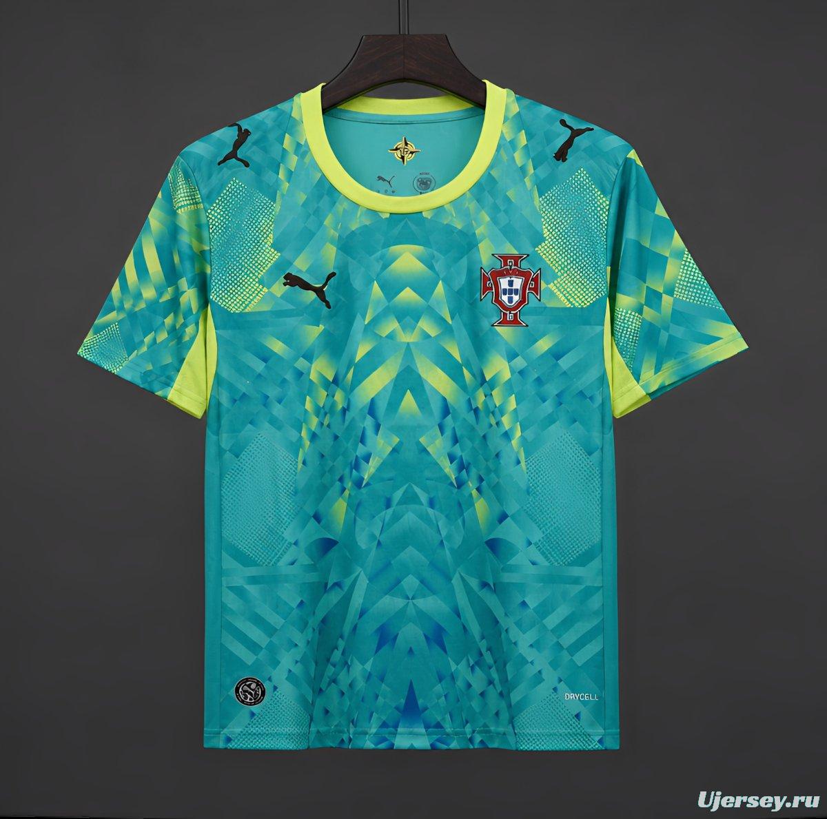 2026 Portugal Green Goalkeeper Jersey