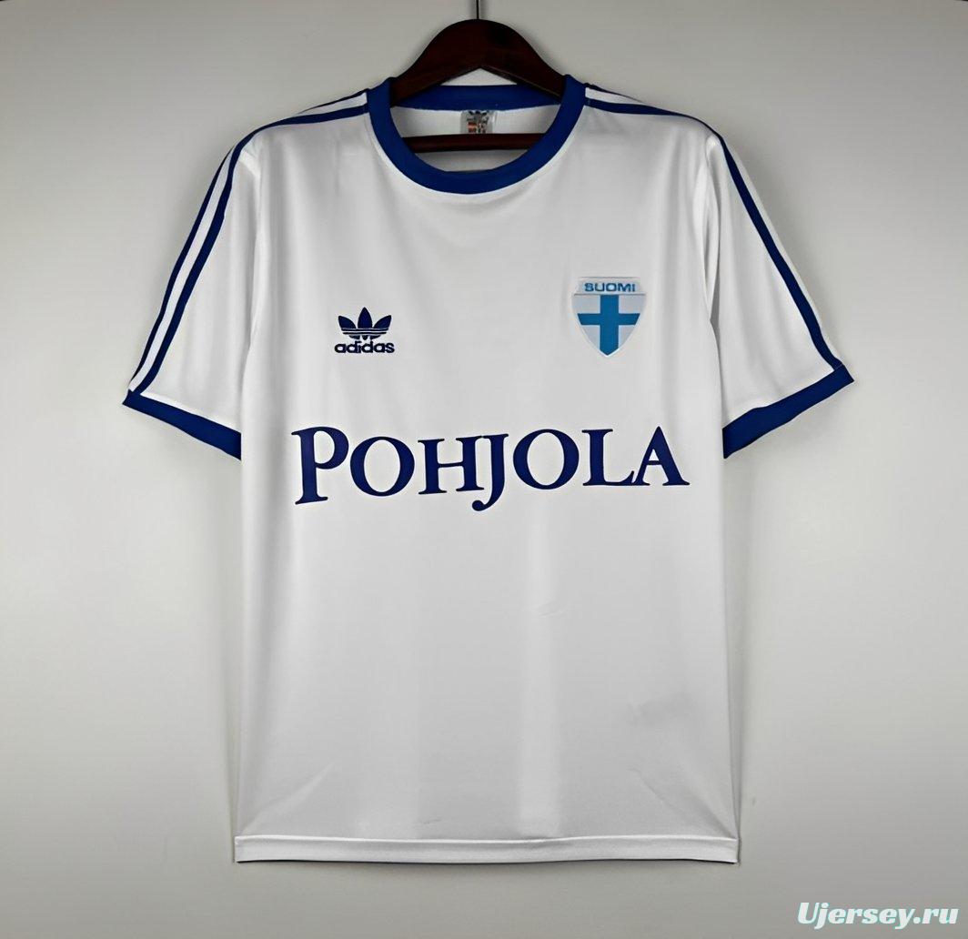Retro 1982 Finland Home Jersey
