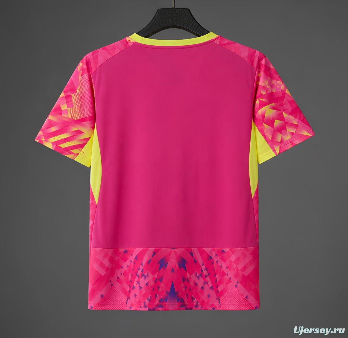 2026 Portugal Pink Goalkeeper Jersey