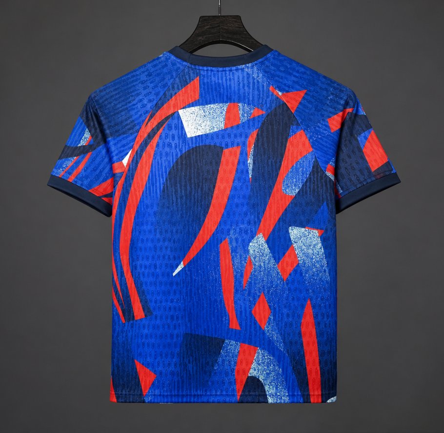 25/26 Barcelona Special Edition Pre-Match Abstract Brushstroke Design Jersey