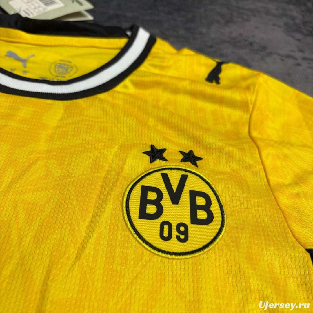 26/27 Kids Borussia Dortmund Home Yellow/Black Jersey