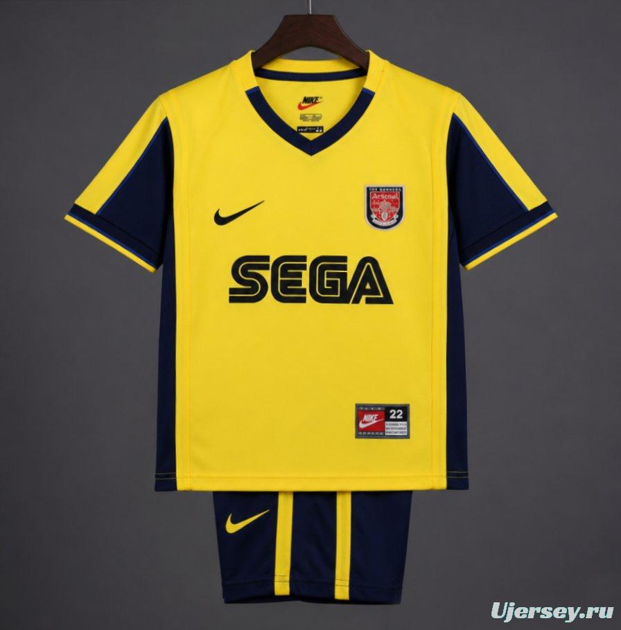 Retro Kids 00/01 Arsenal Away Jersey