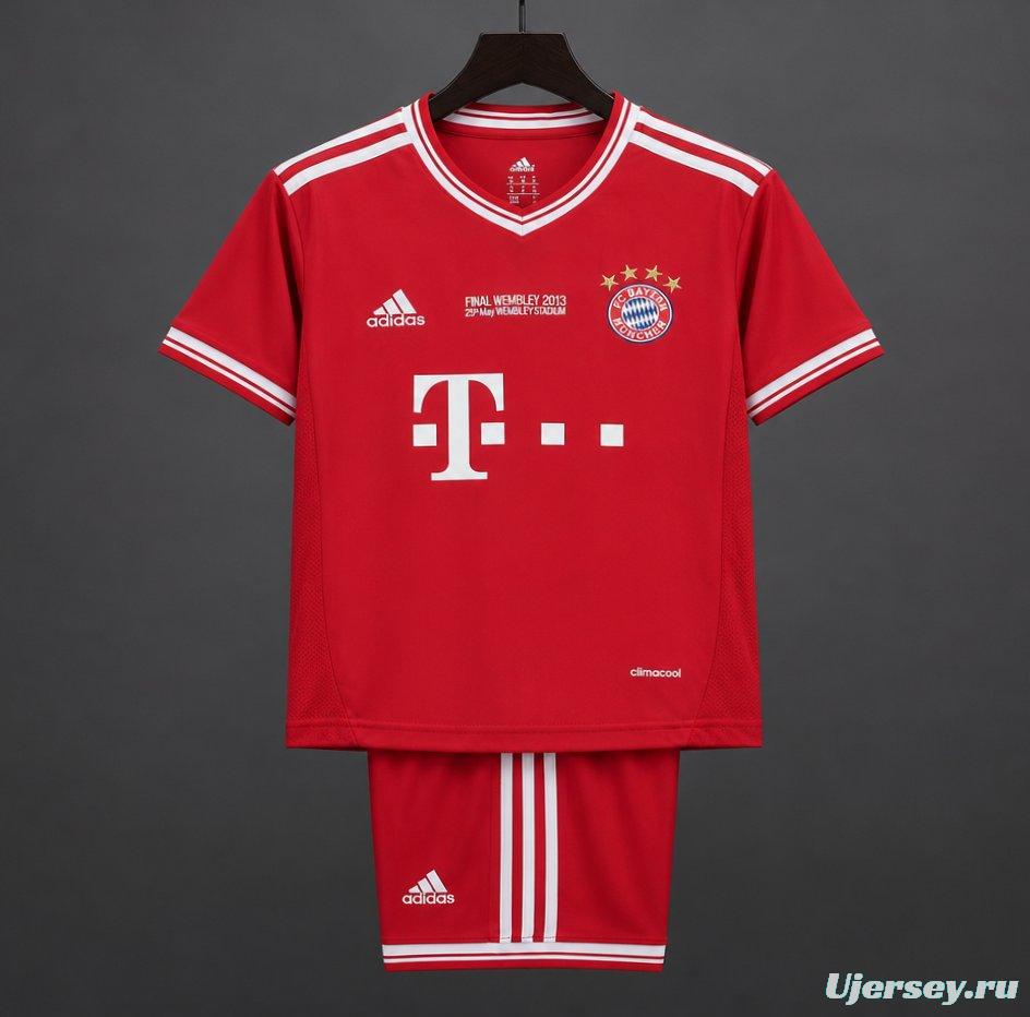 Retro Kids 13/14 Bayern Munich Home Jersey
