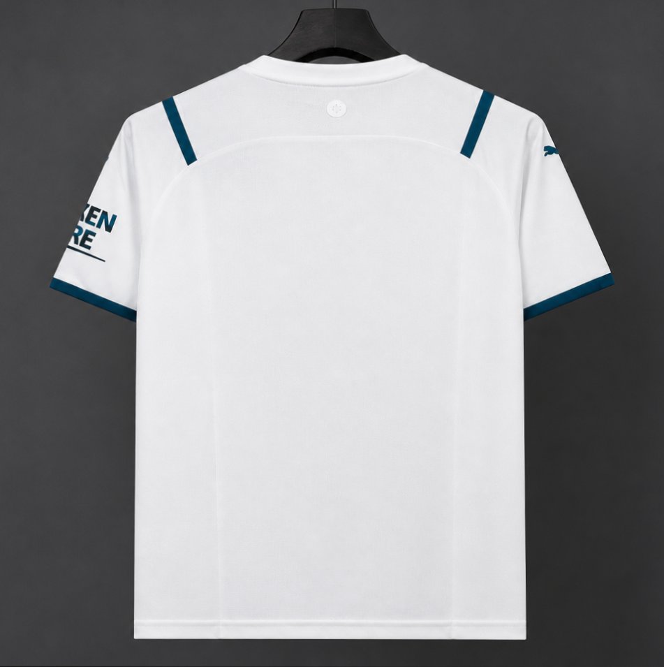 Retro 21/22 Manchester City Away White Jersey