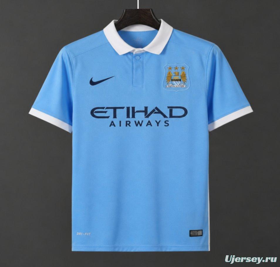 Retro 15/16 Manchester City Home Jersey