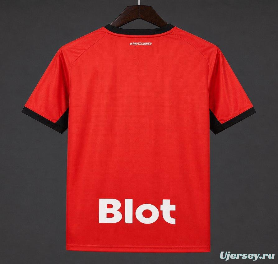 Player Version 26/27 Stade Rennais Red  Jersey