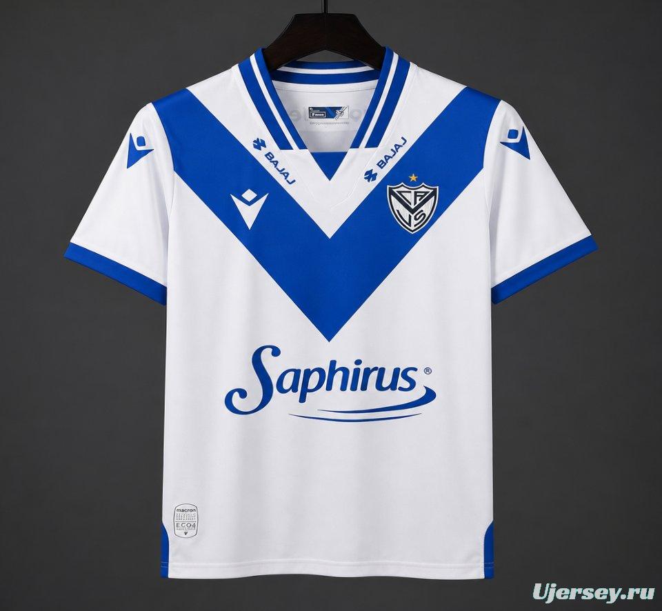 Player Version 26/27 Vélez Sársfield White & Blue V-Panel Home Jersey