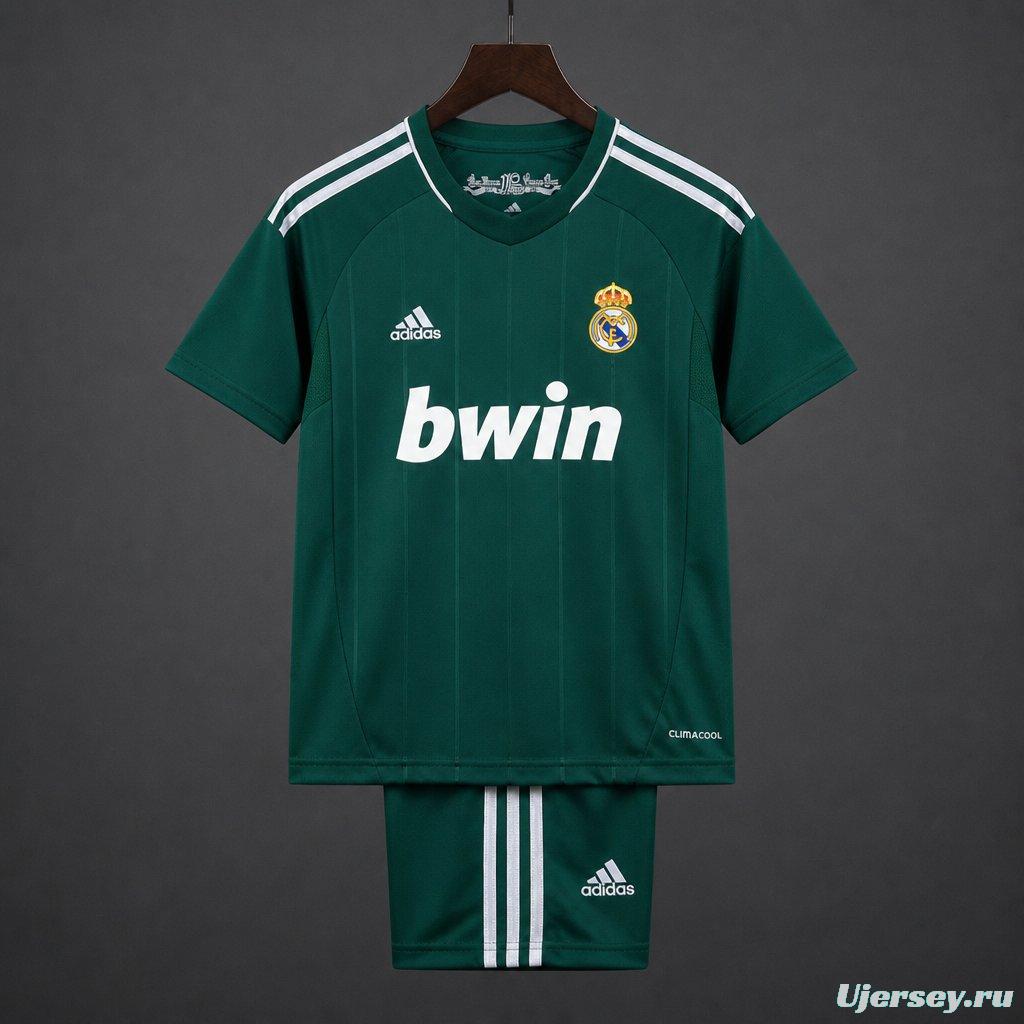 Retro Kids 12/13  Real Madrid Third Green Jersey