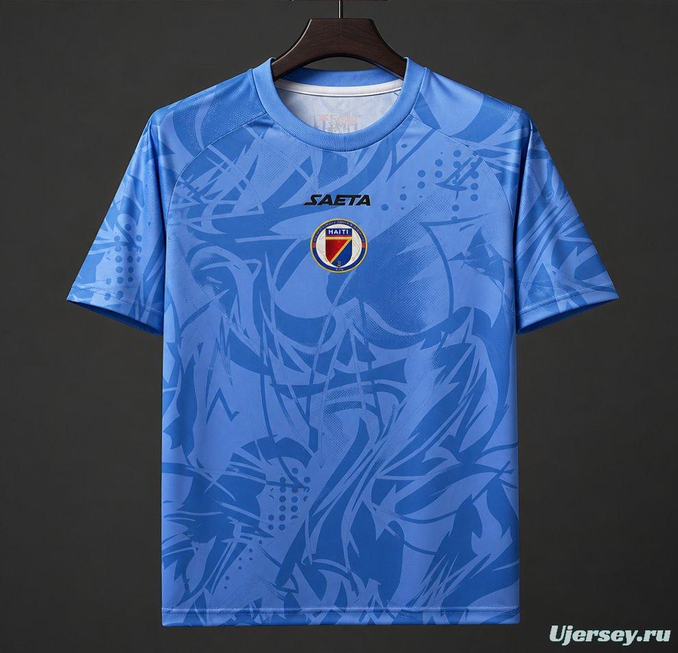 2026 Haiti Goalkeeper Sky Blue Jersey