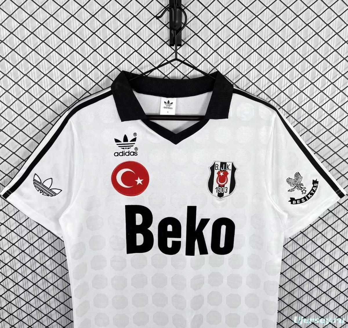 Retro 90/91 Besiktas Home Jersey