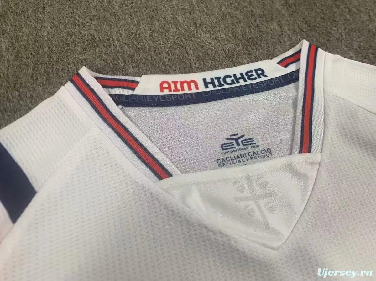 26/27 Cagliari Calcio Away White Jersey