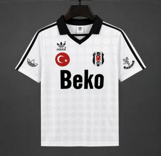 Retro 90/91 Besiktas Home Jersey