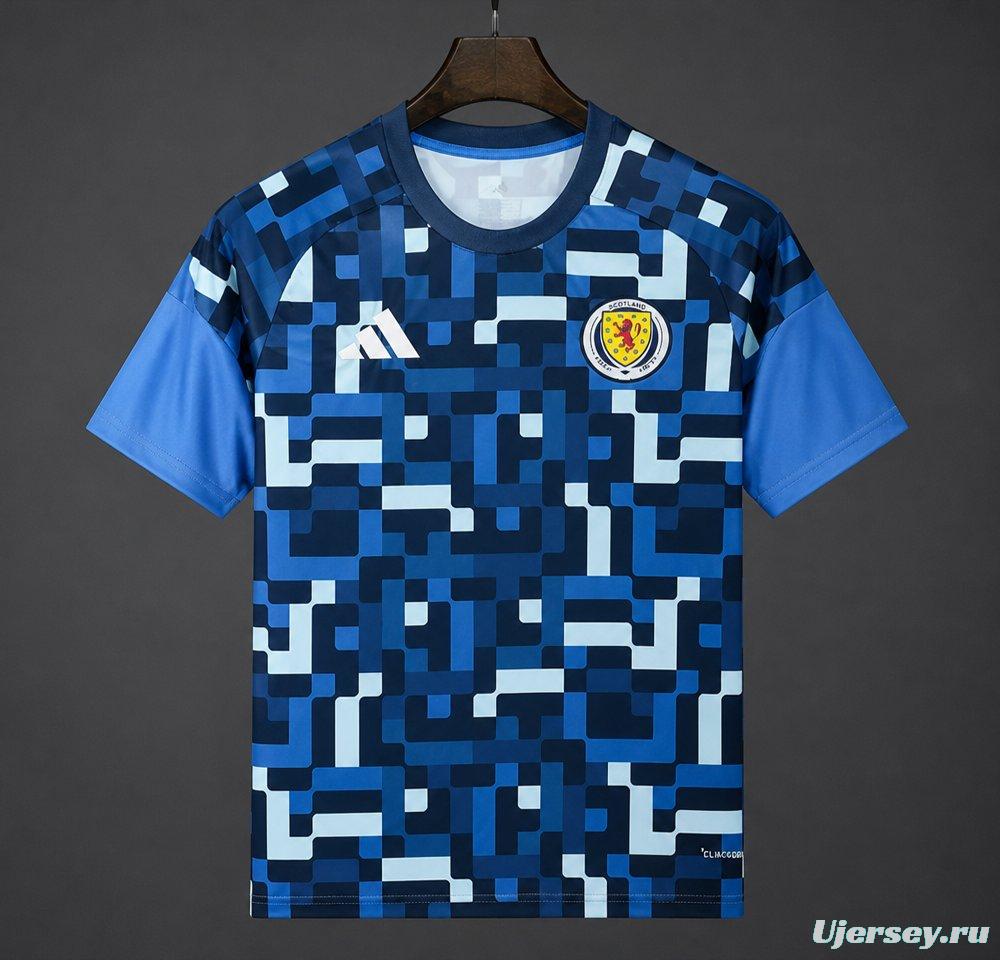2026 Scotland Blue Pre-Match Jersey