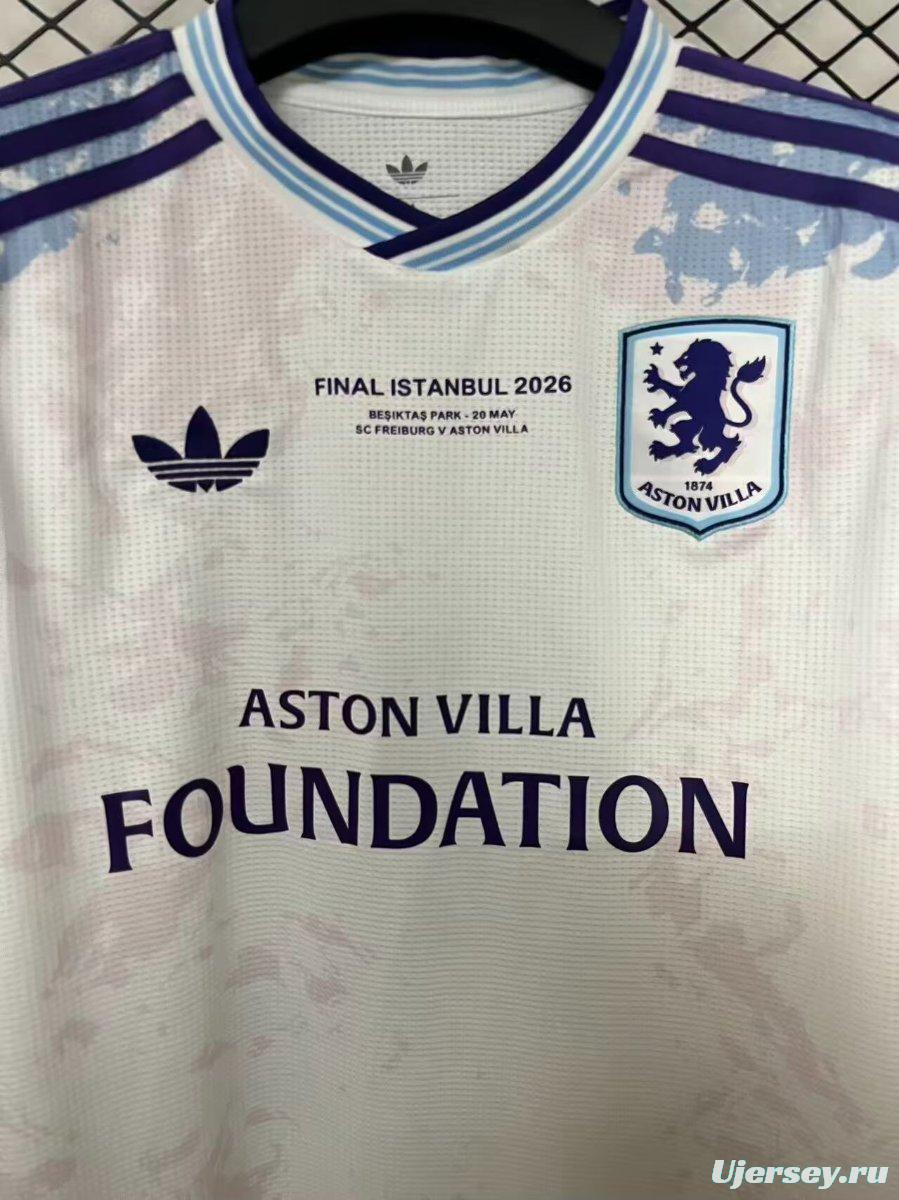 25/26 Aston Villa Europa League Final third jersey