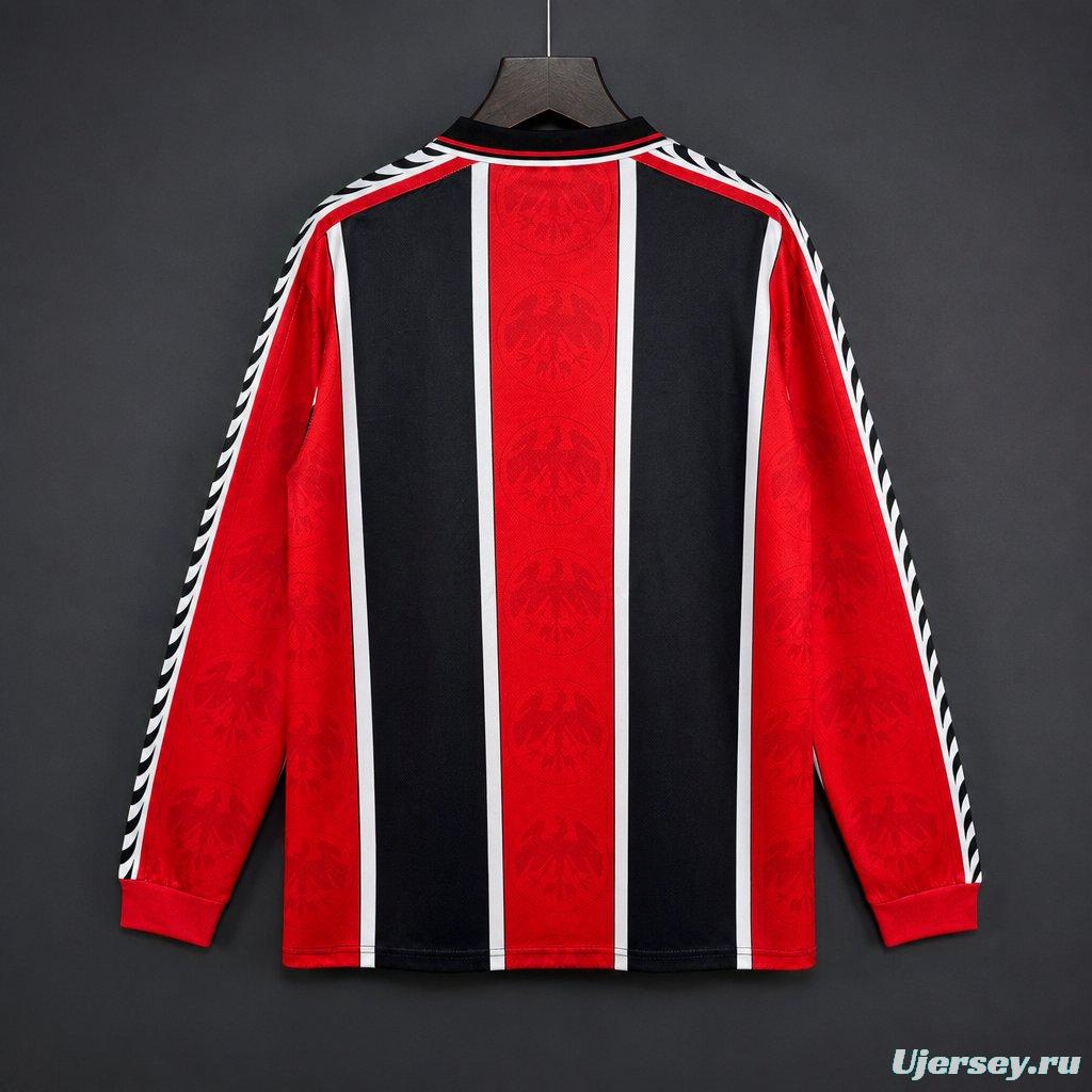 Retro 95/96 Eintracht Frankfurt Home Long Sleeve Jersey