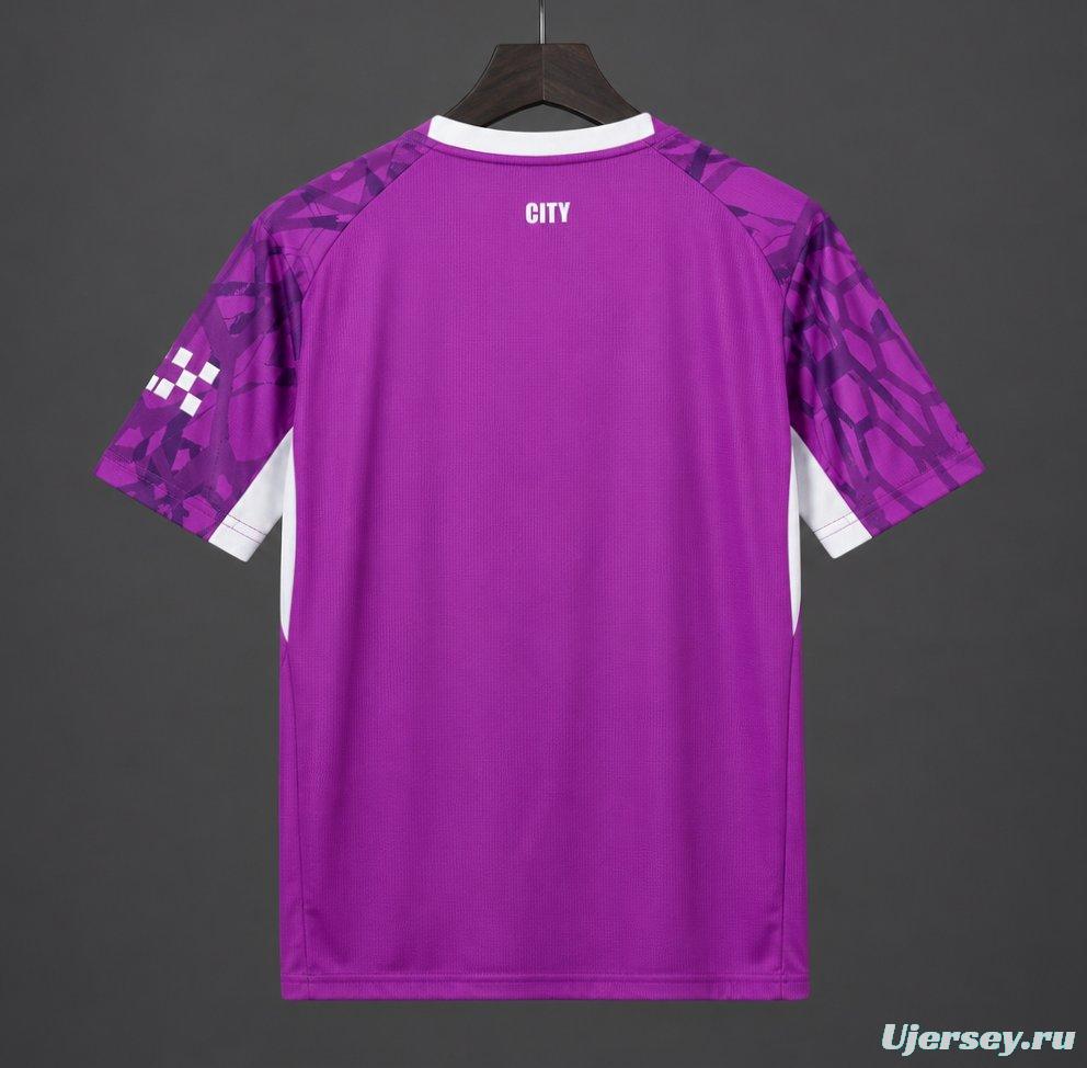 26/27 Manchester City Goalkeeper Electric Orchid Jersey