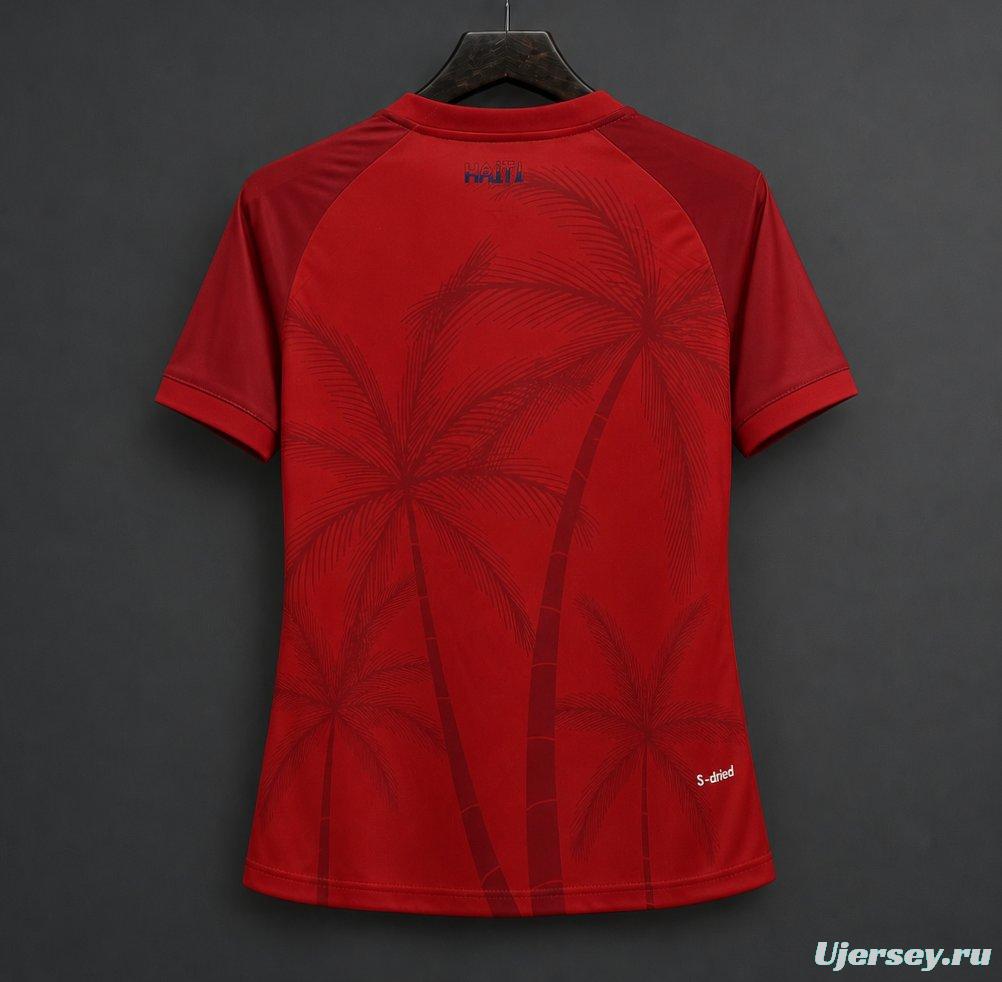 2026 Women Haiti Third Red Jersey