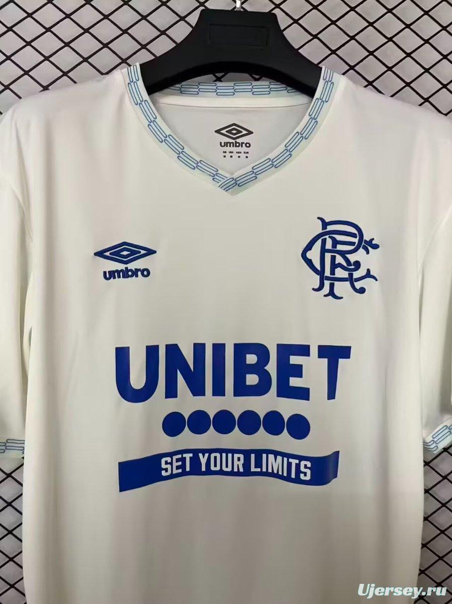 26/27 Glasgow Rangers Away White Jersey