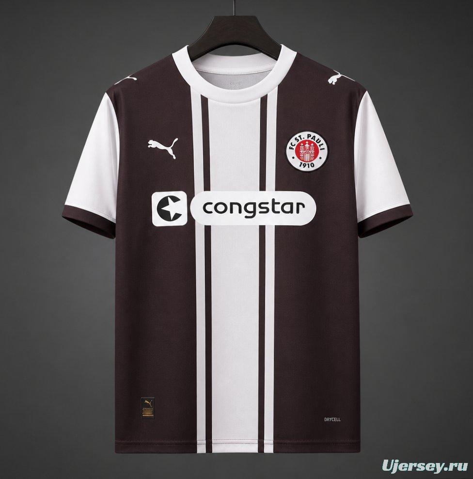 25/26 FC St. Pauli Brown 1970s Remake Special Jersey