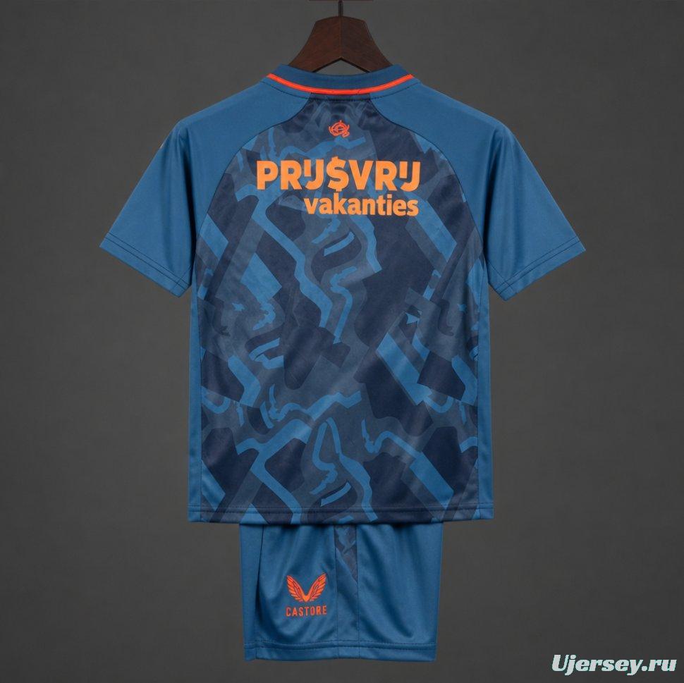26/27 Kids Feyenoord Rotterdam Training Navy Blue Jersey