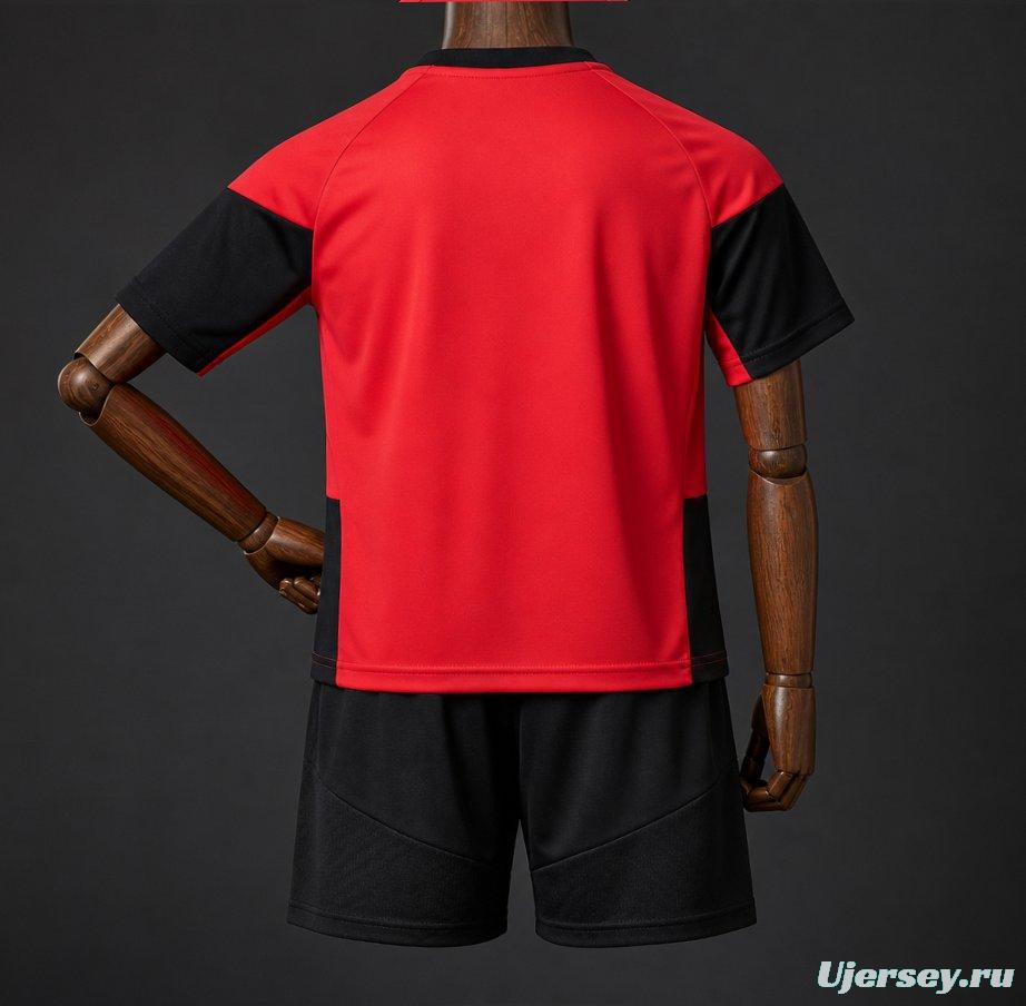 26/27 Kids Manchester United Training Red Jersey