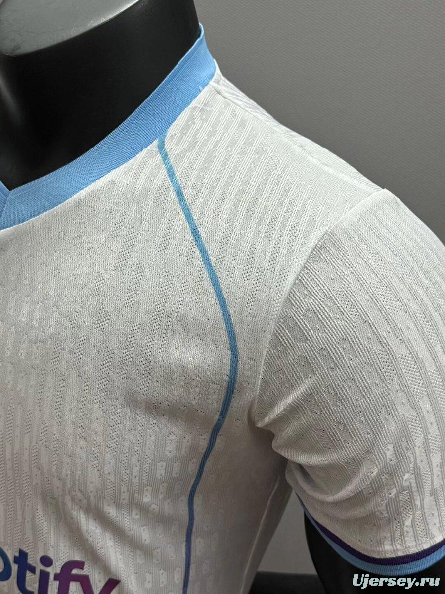 Player Version 26/27 Barcelona White/Light Blue Concept Away Jersey