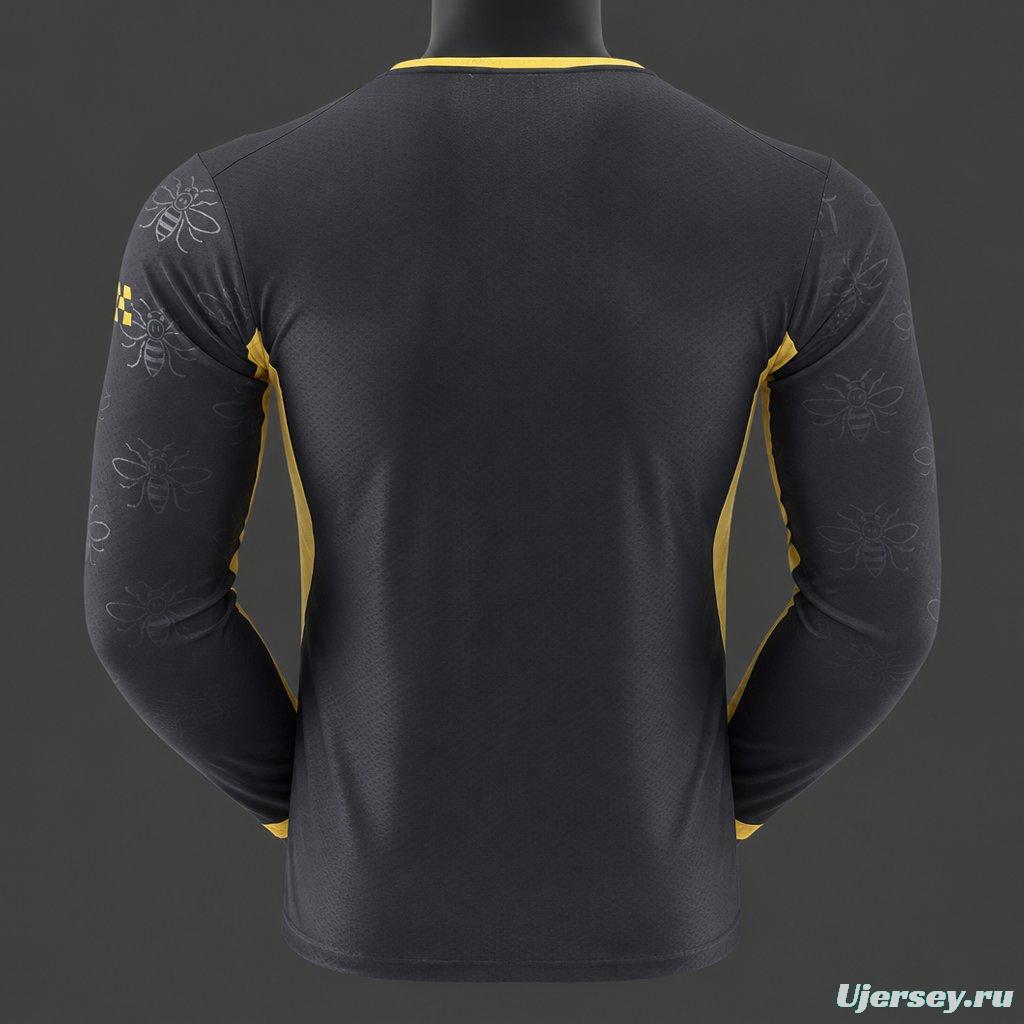 Player Version 26/27 Manchester City Away Black Long Sleeve Jersey