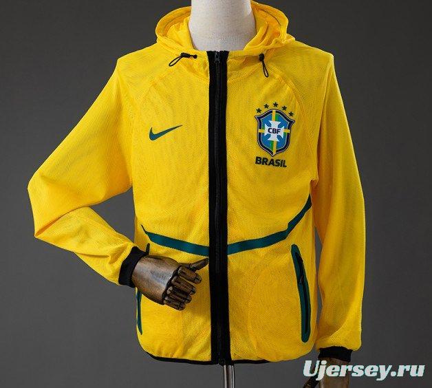 2026 Brazil Men's Football Anthem Jacket - Yellow