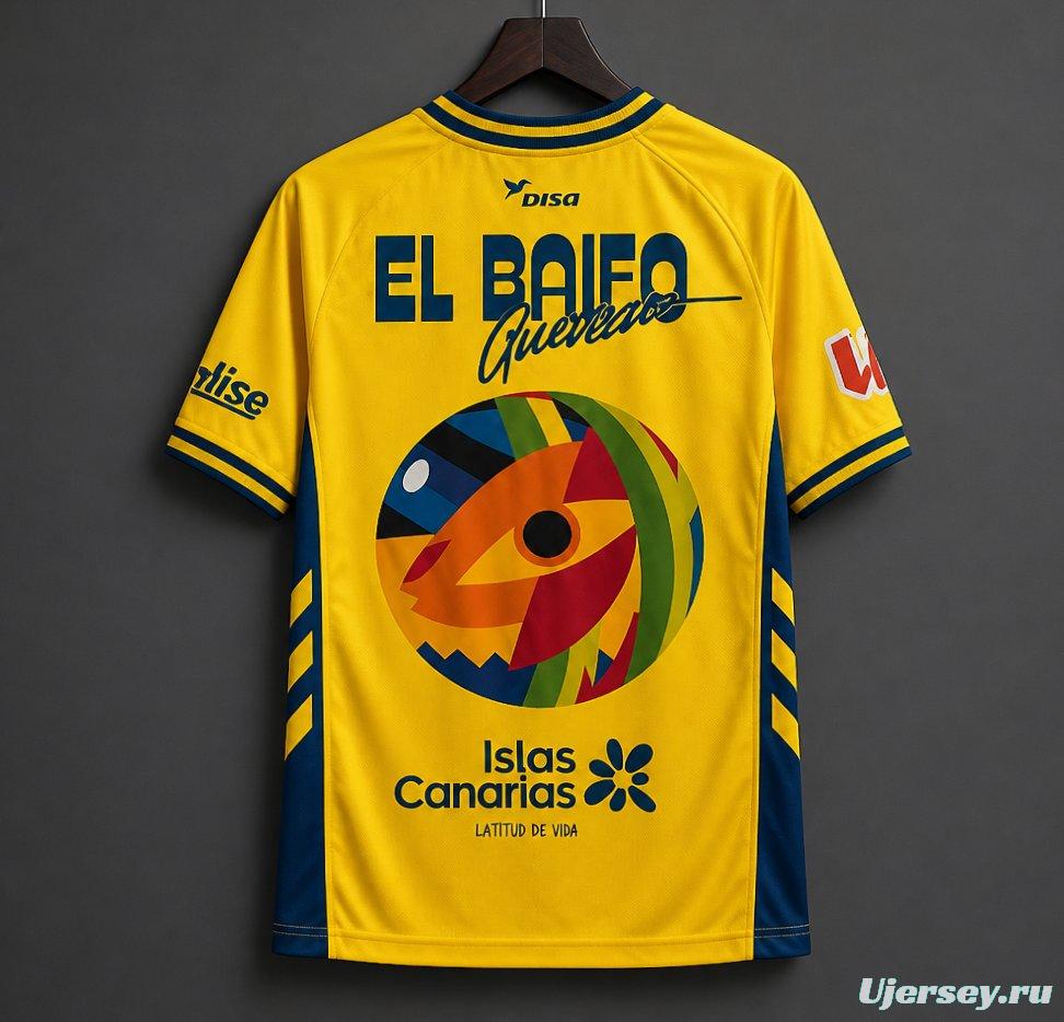 25/26 UD Las Palmas Home Jersey – Quevedo "El Baifo" Special Edition
