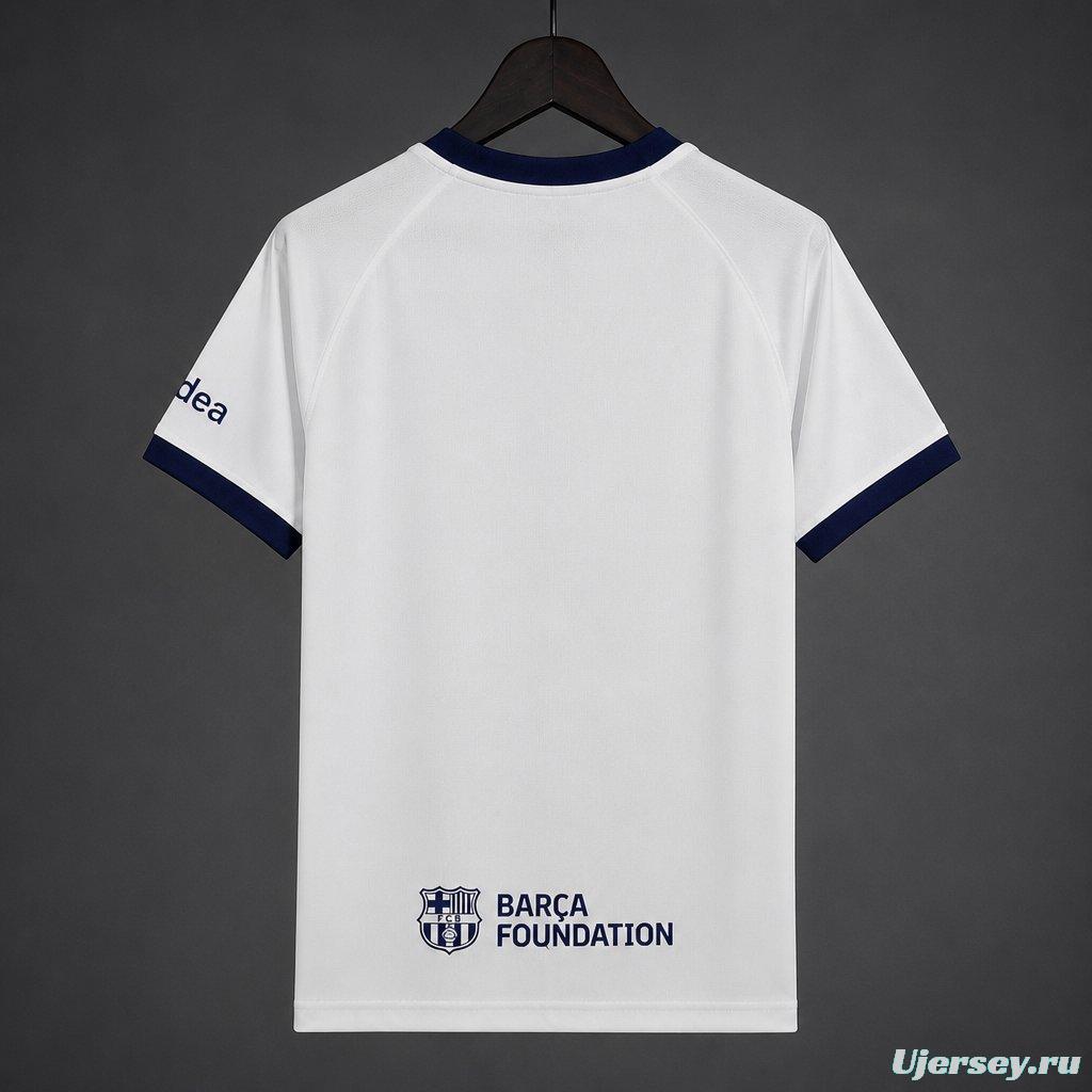 26/27 Barcelona Fourth White&Red Jersey