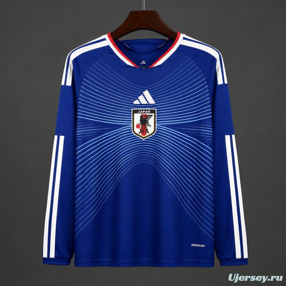 2026 Mens Japan World Cup Home Long Sleeve Jersey