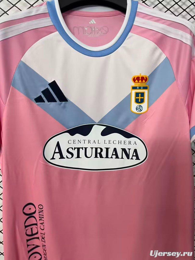26/27 Real Oviedo Away Pink Jersey