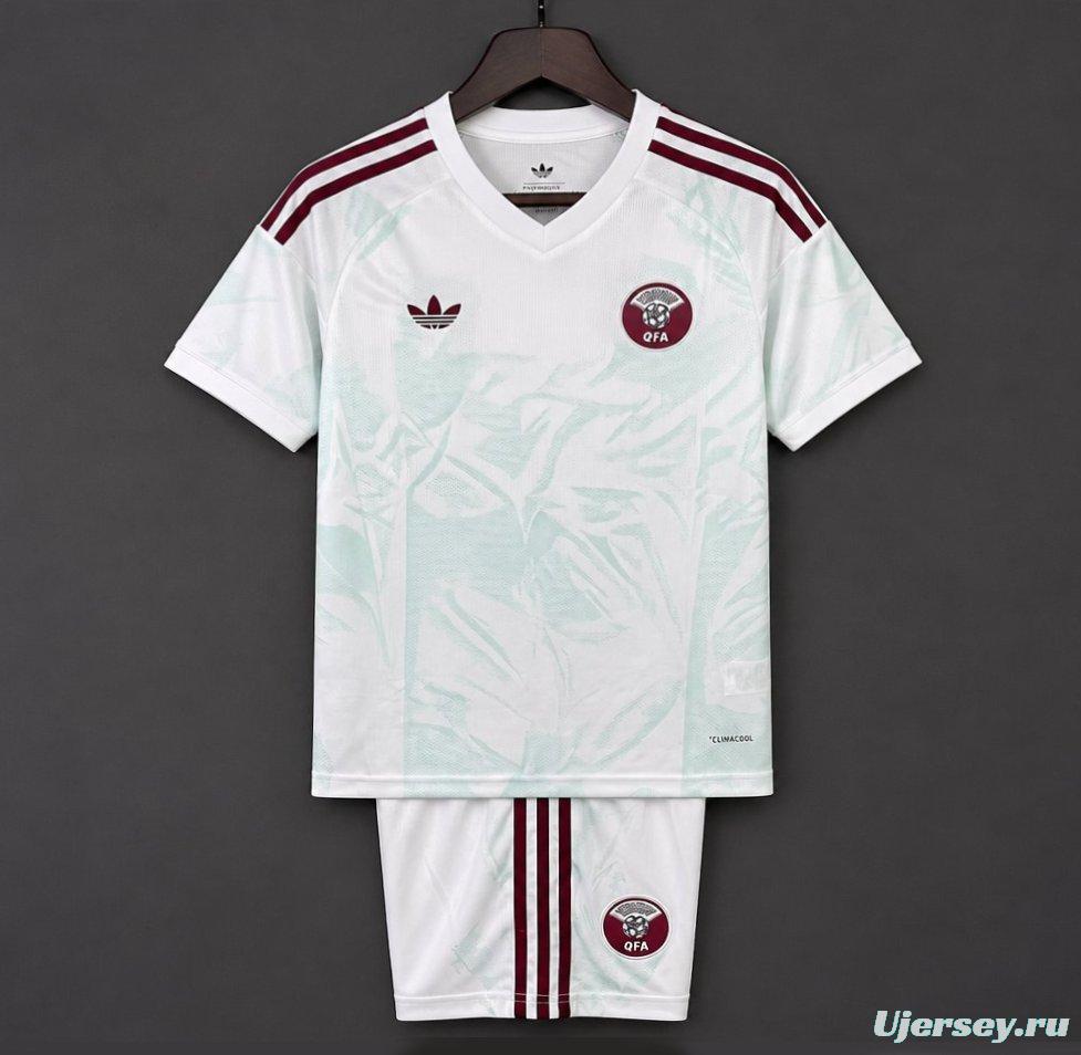 2026 Kids Qatar Away  Jersey