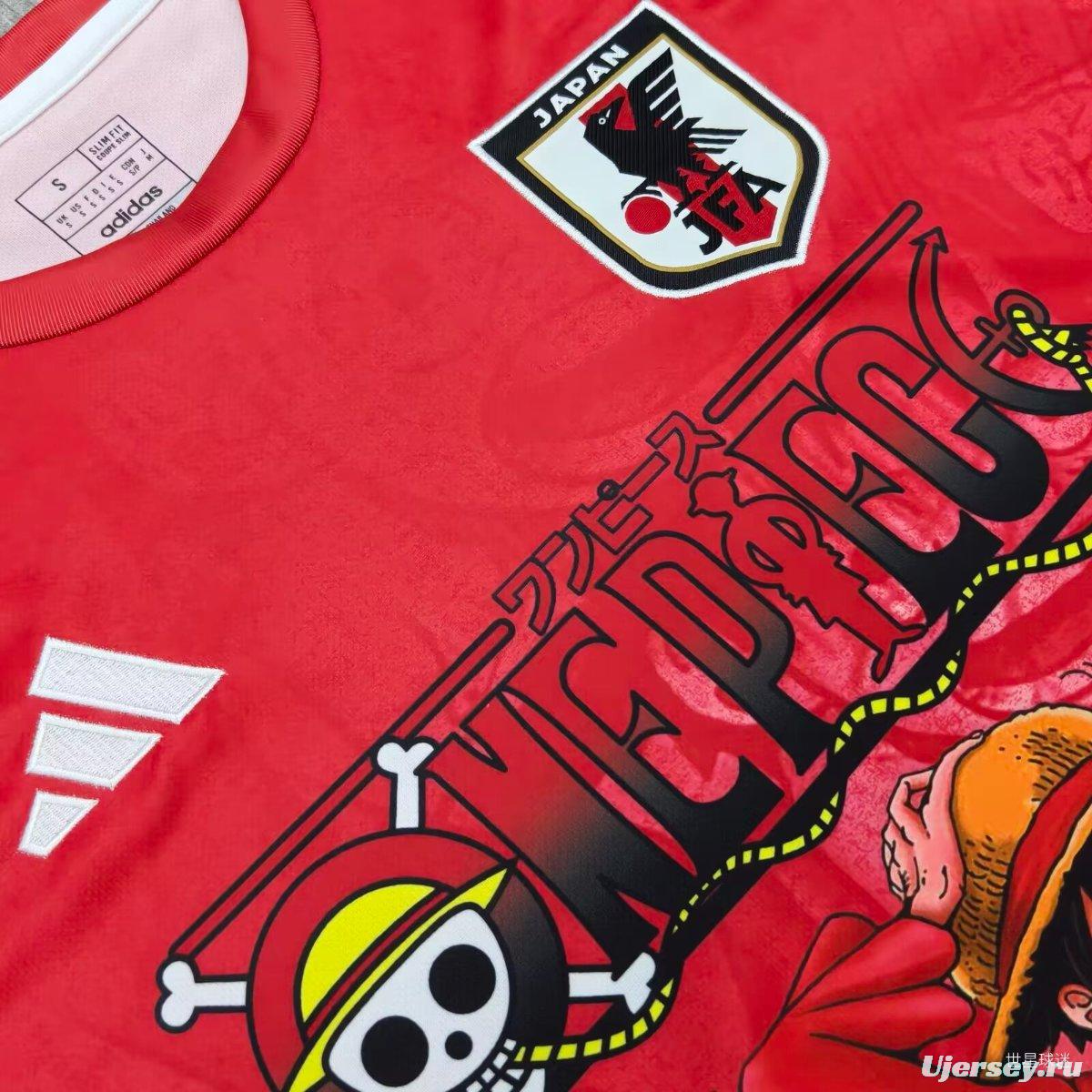 2026 Japan x One Piece Red Special Edition Jersey