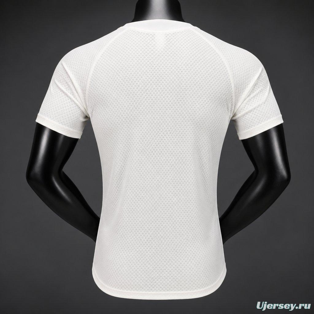 26/27 Real Madrid White with Pink Training Jersey