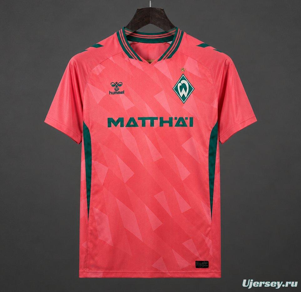 26/27 Werder Bremen Third Pink Jersey