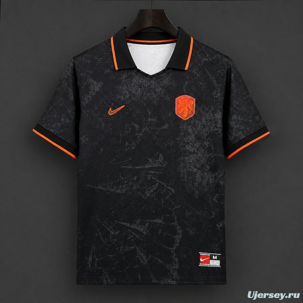 2026 Netherlands Energy Black  Jersey